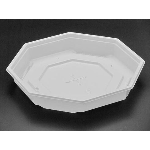【蓋付き】饗膳八角20B(白) 【本体50枚・蓋50枚セット】